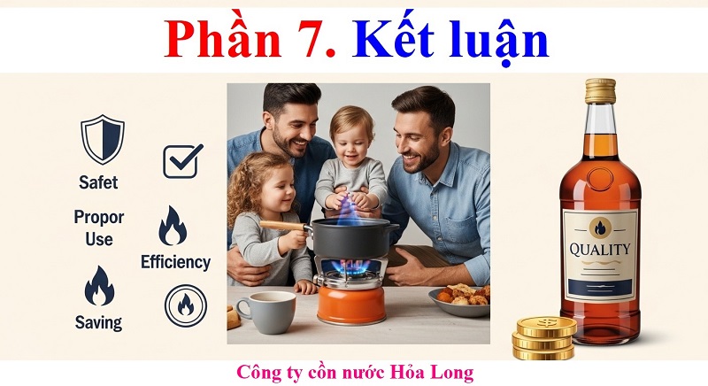 Cách sử dụng cồn nước cho bếp an toàn, hiệu quả và tiết kiệm